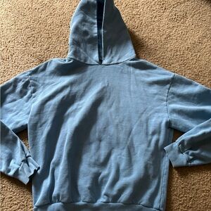 Kanye West w/ Drake Official Free Larry Hoover Concert Hoodie Size Large Blue